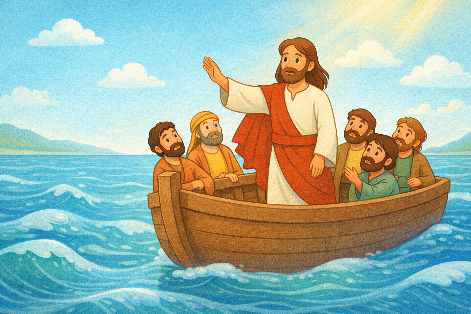 🌊 Jesus Acalma a Tempestade